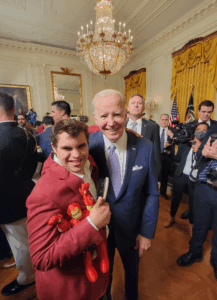 Omar Masood and President Joe Biden